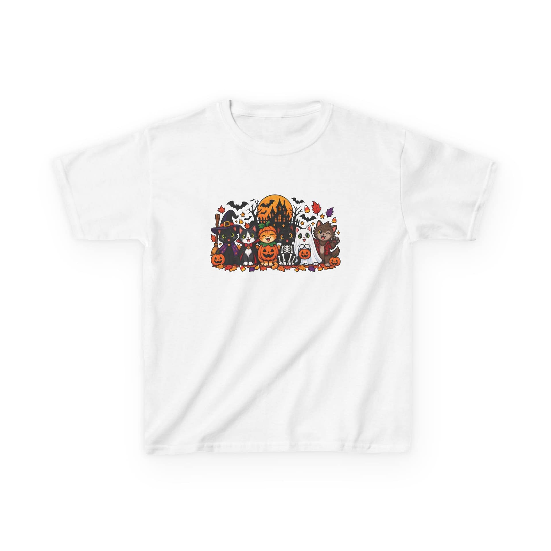 Kids Halloween Crew Graphic Tee — Cute Trick-or-Treat Animal Costumes