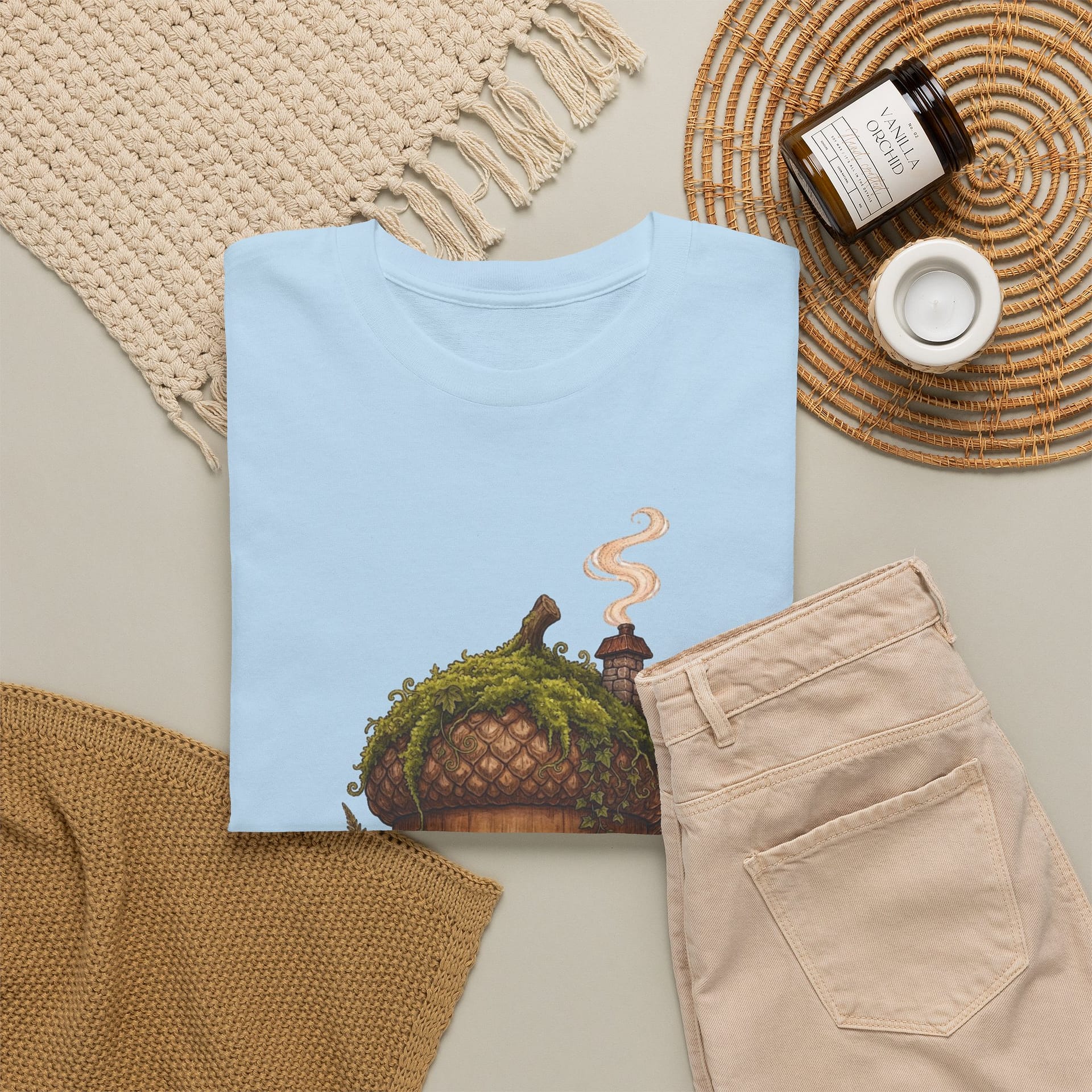 Acorn Cottage T‑Shirt — Whimsical Forest Home Tee - Image 20