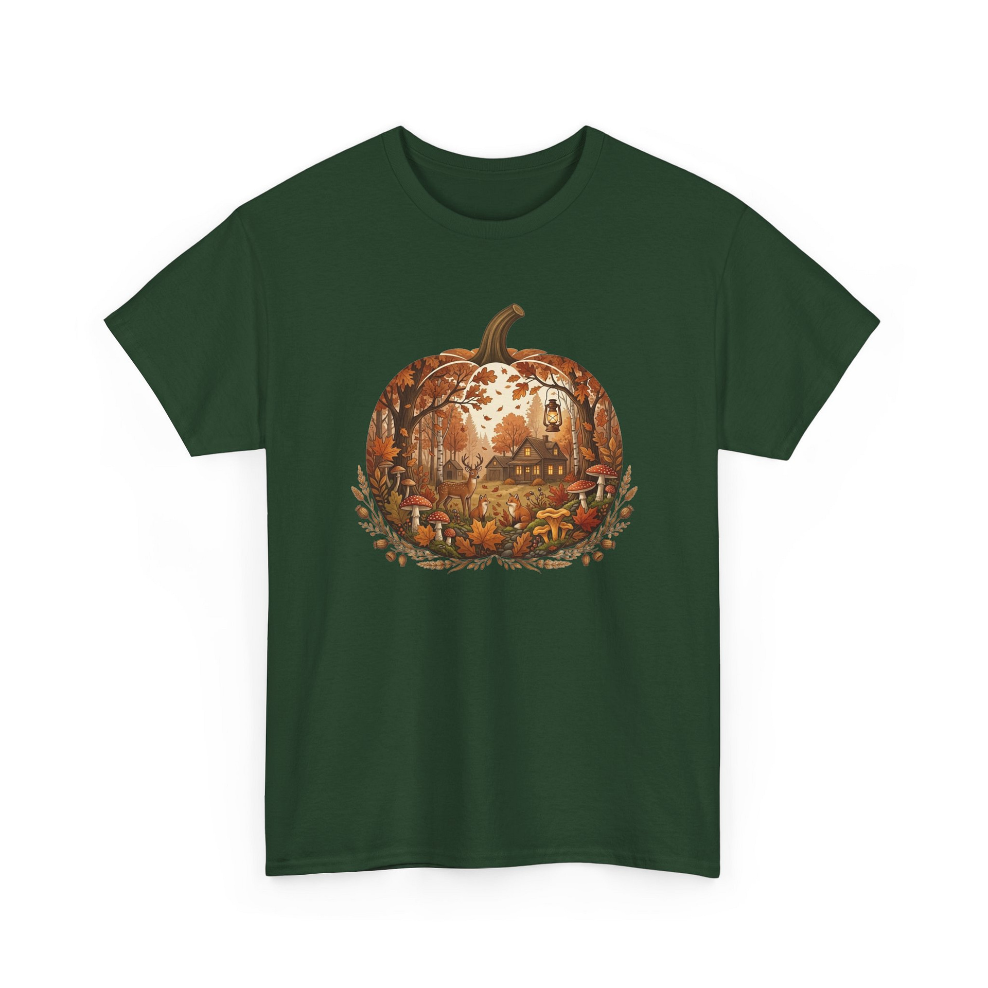 Halloween Pumpkin Scene T‑Shirt - Image 24