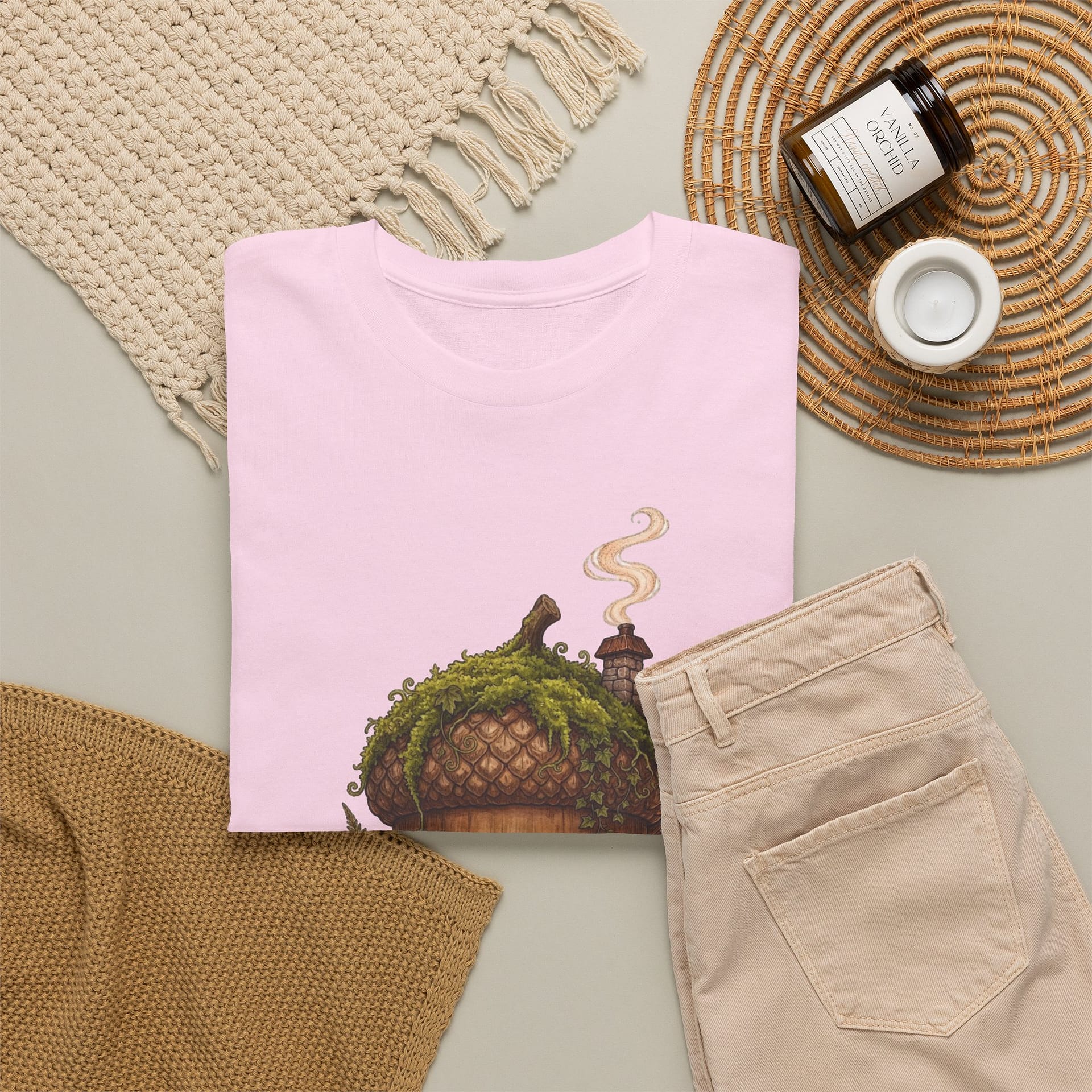 Acorn Cottage T‑Shirt — Whimsical Forest Home Tee - Image 24