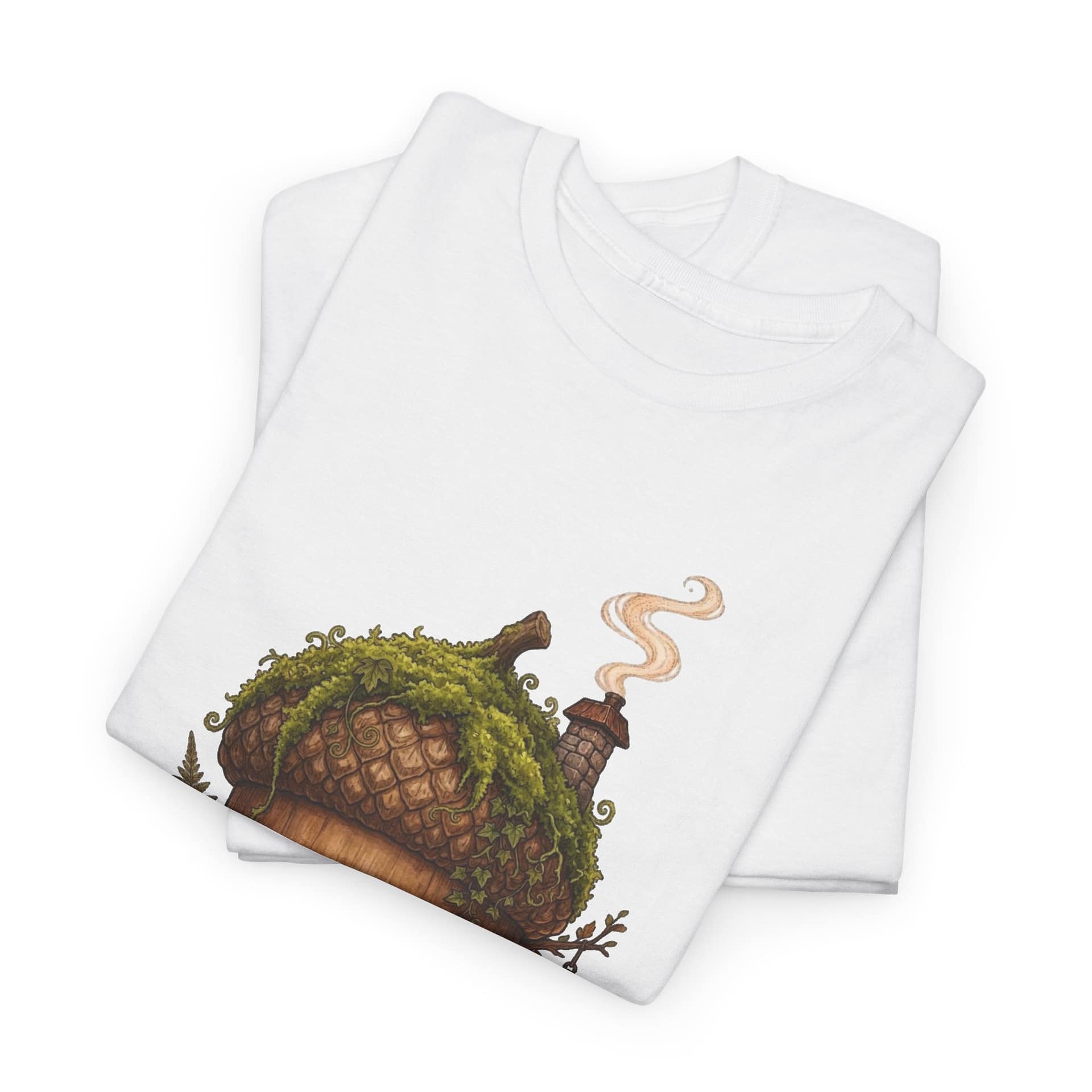 Acorn Cottage T‑Shirt — Whimsical Forest Home Tee - Image 3