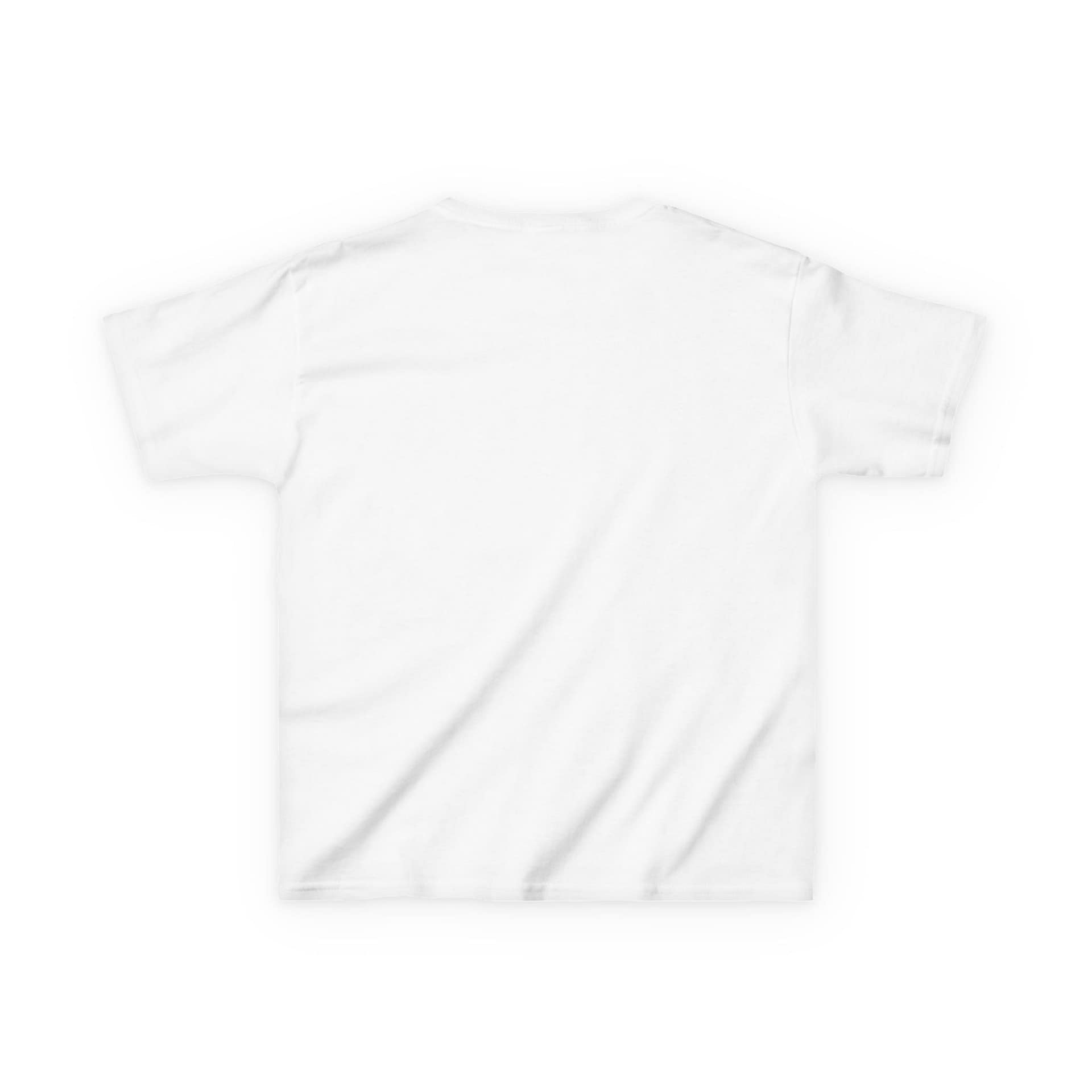 Kids Tee — Cute Halloween Ghost with Witch Hat & Pumpkin Trick-or-Treat Shirt - Image 2