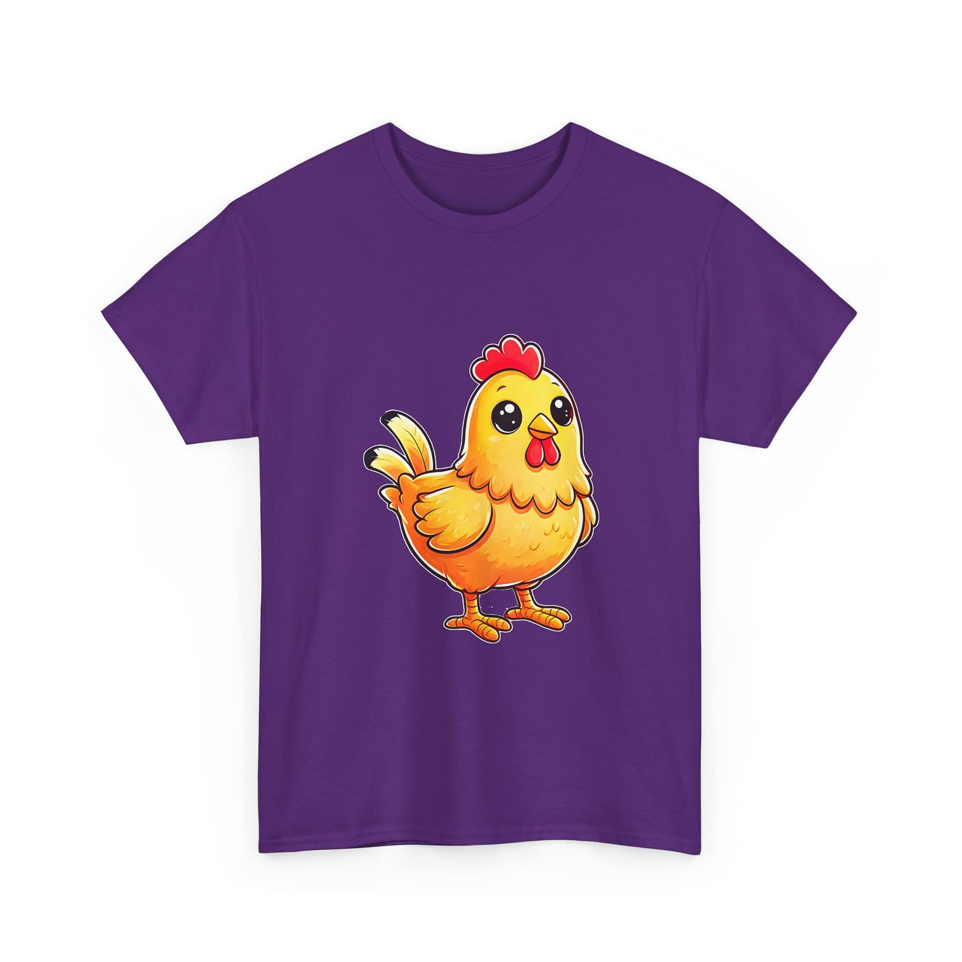 Chicken Graphic T-Shirt — Cute Yellow Hen Cartoon Tee for Animal Lovers - Image 13