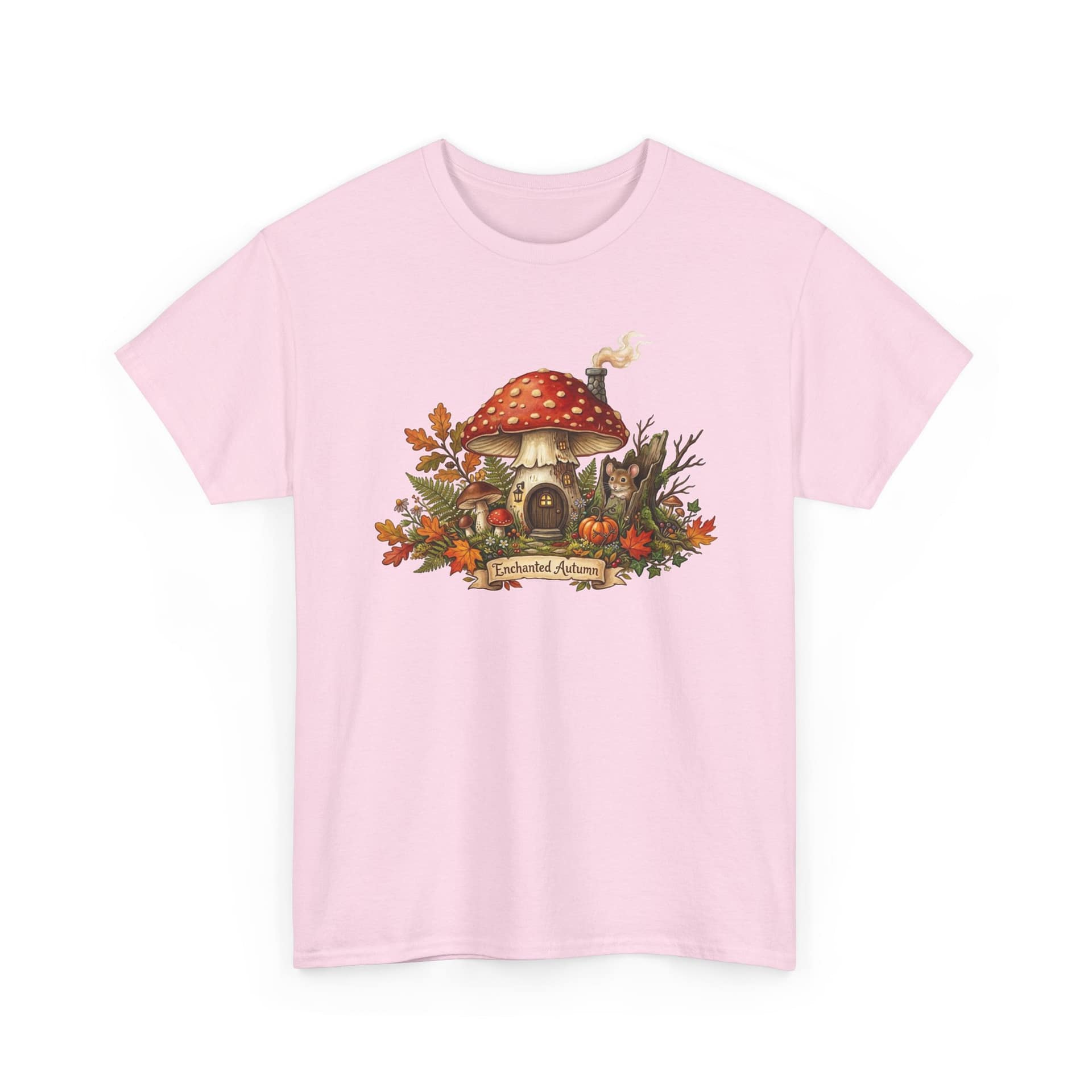 Mushroom Fairy House Tee — Autumn Woodland Cottage T‑Shirt - Image 29