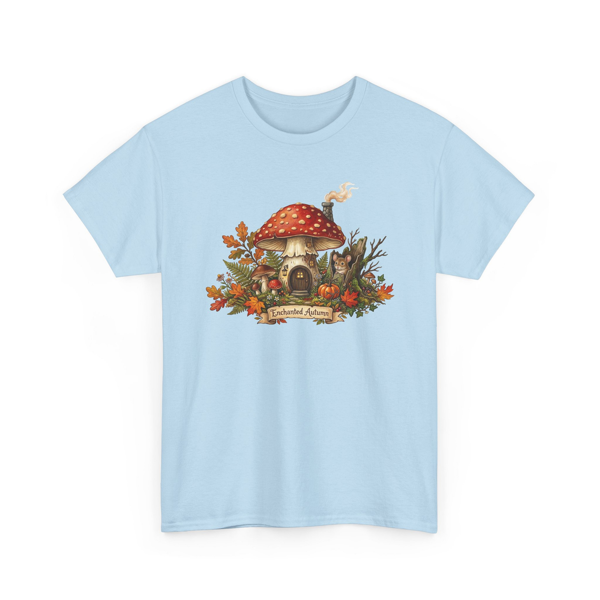 Mushroom Fairy House Tee — Autumn Woodland Cottage T‑Shirt - Image 21