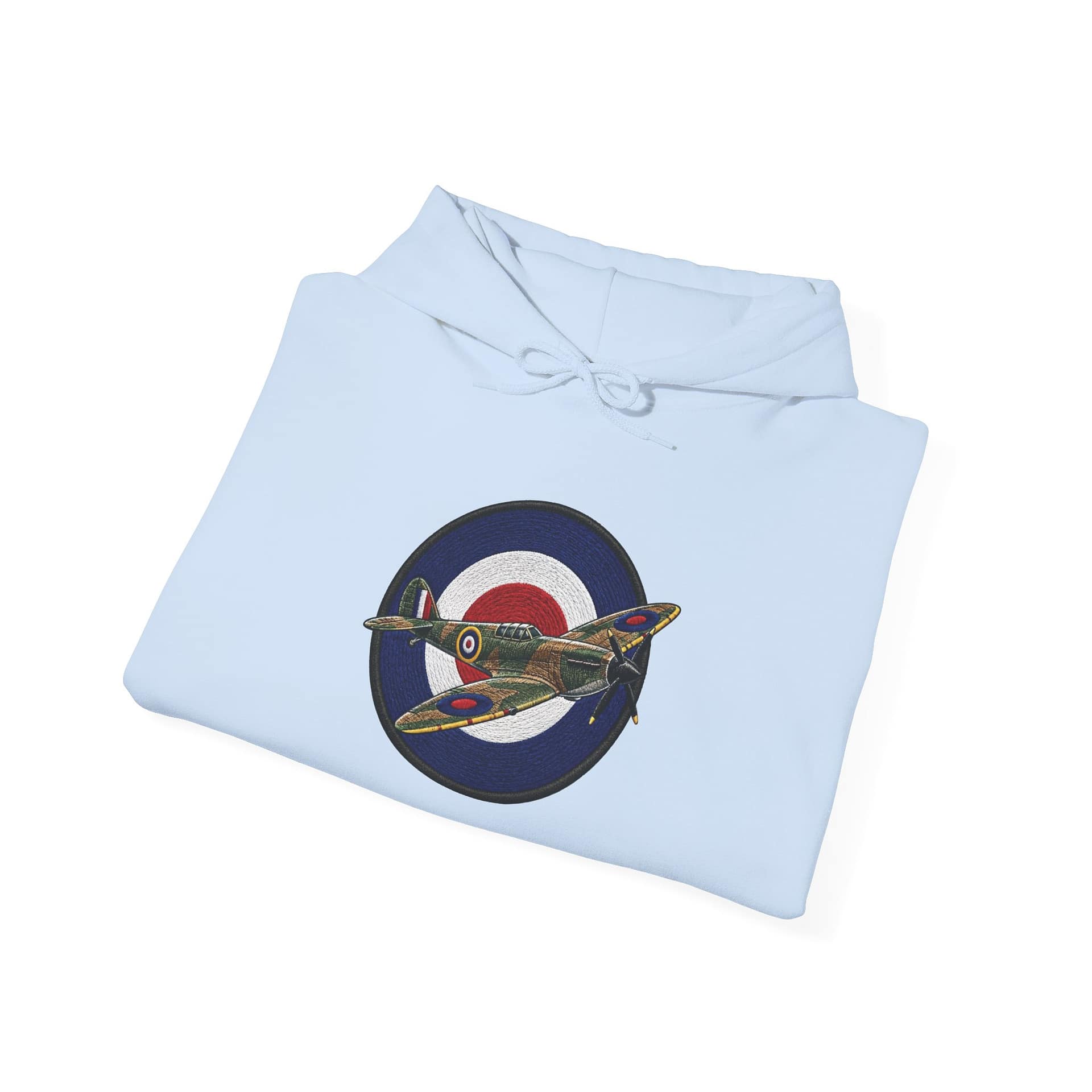 Spitfire Vintage RAF Roundel Hoodie – Retro WWII Fighter Pilot Sweatshirt - Image 3