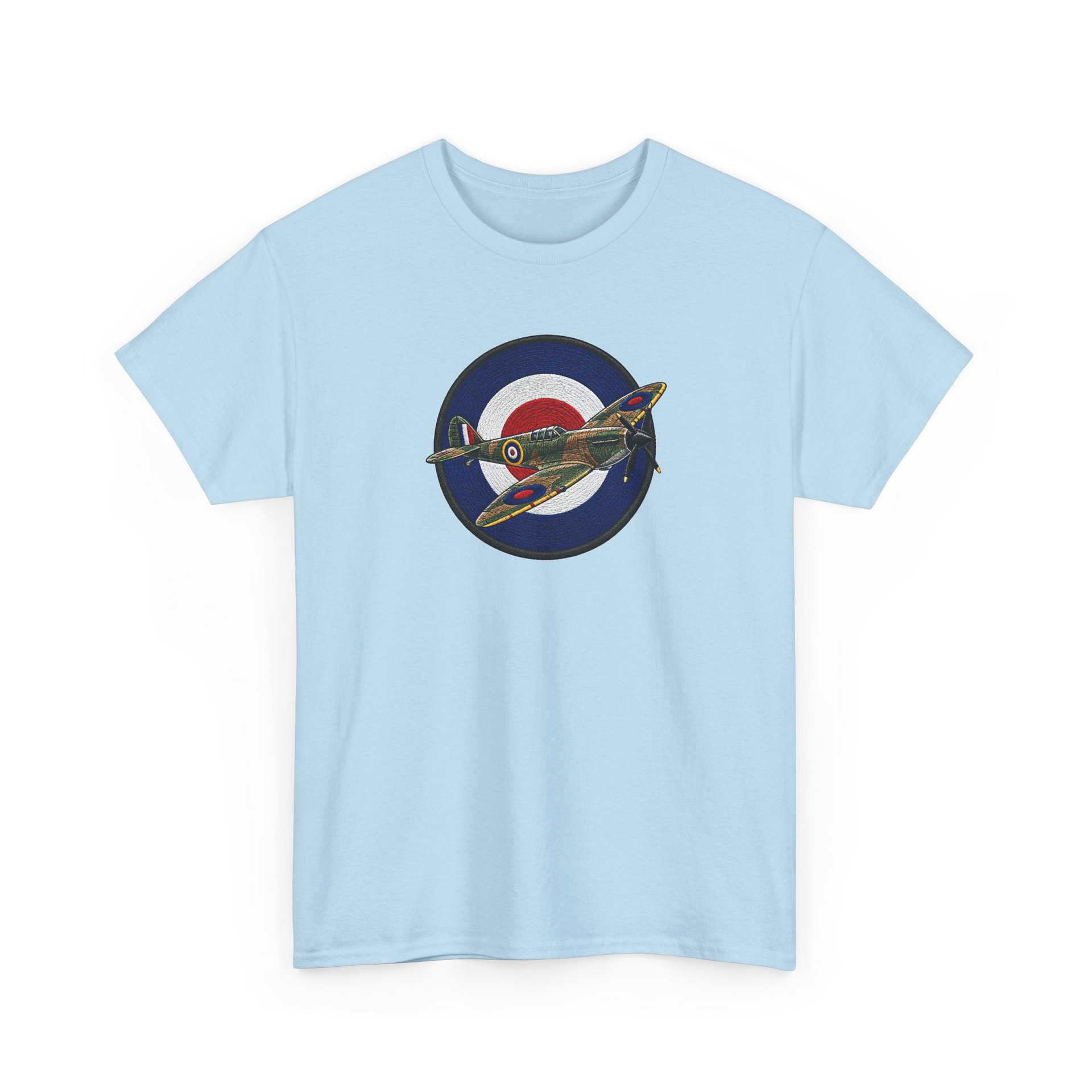 Spitfire Fighter Plane RAF Roundel T‑Shirt — Vintage WWII Aviation Tee - Image 17
