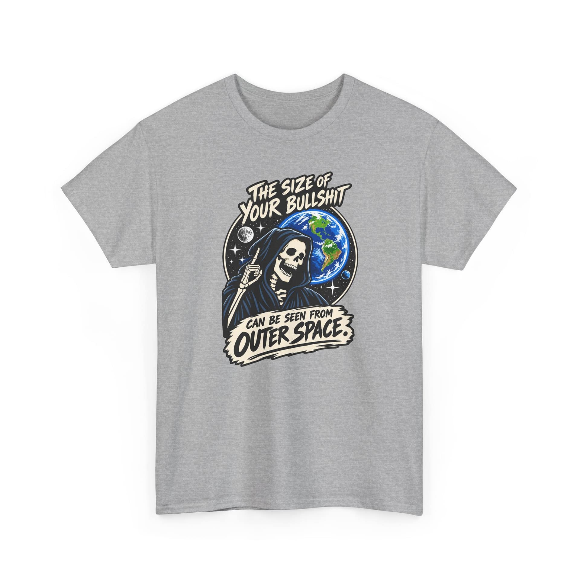 Grim Reaper Earth Graphic Tee