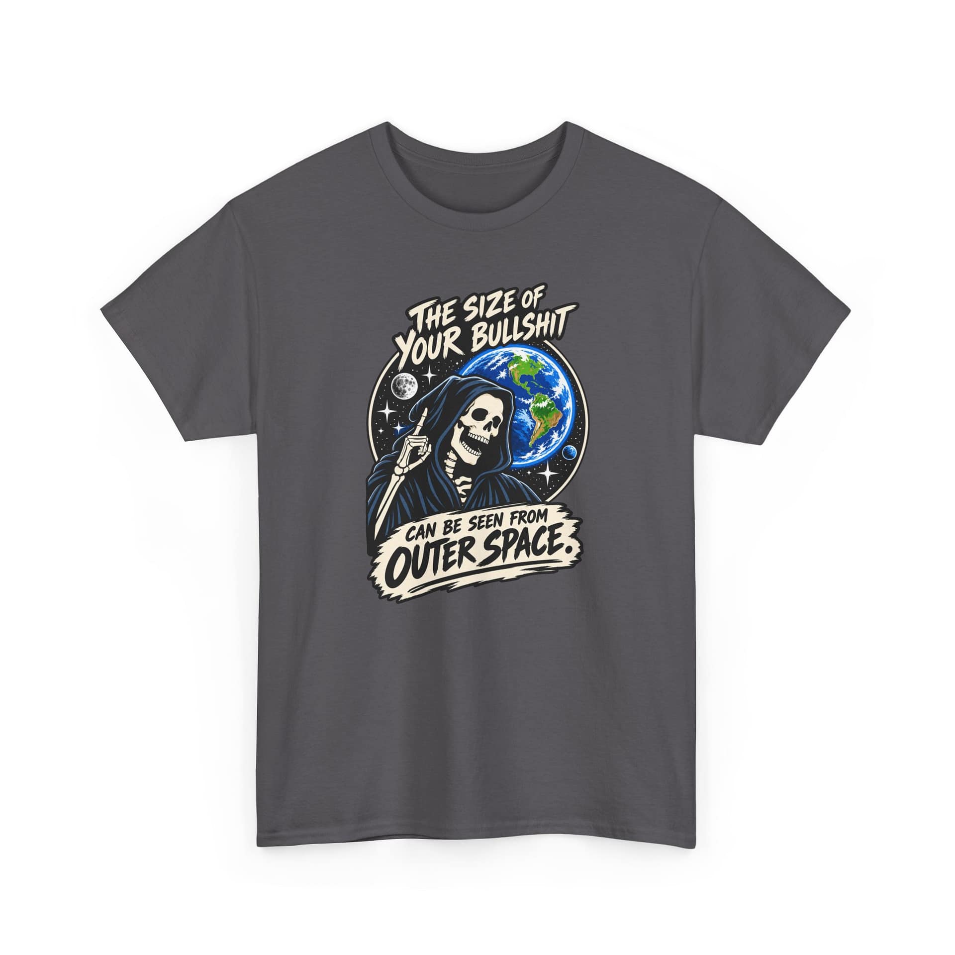 Grim Reaper Earth Graphic Tee