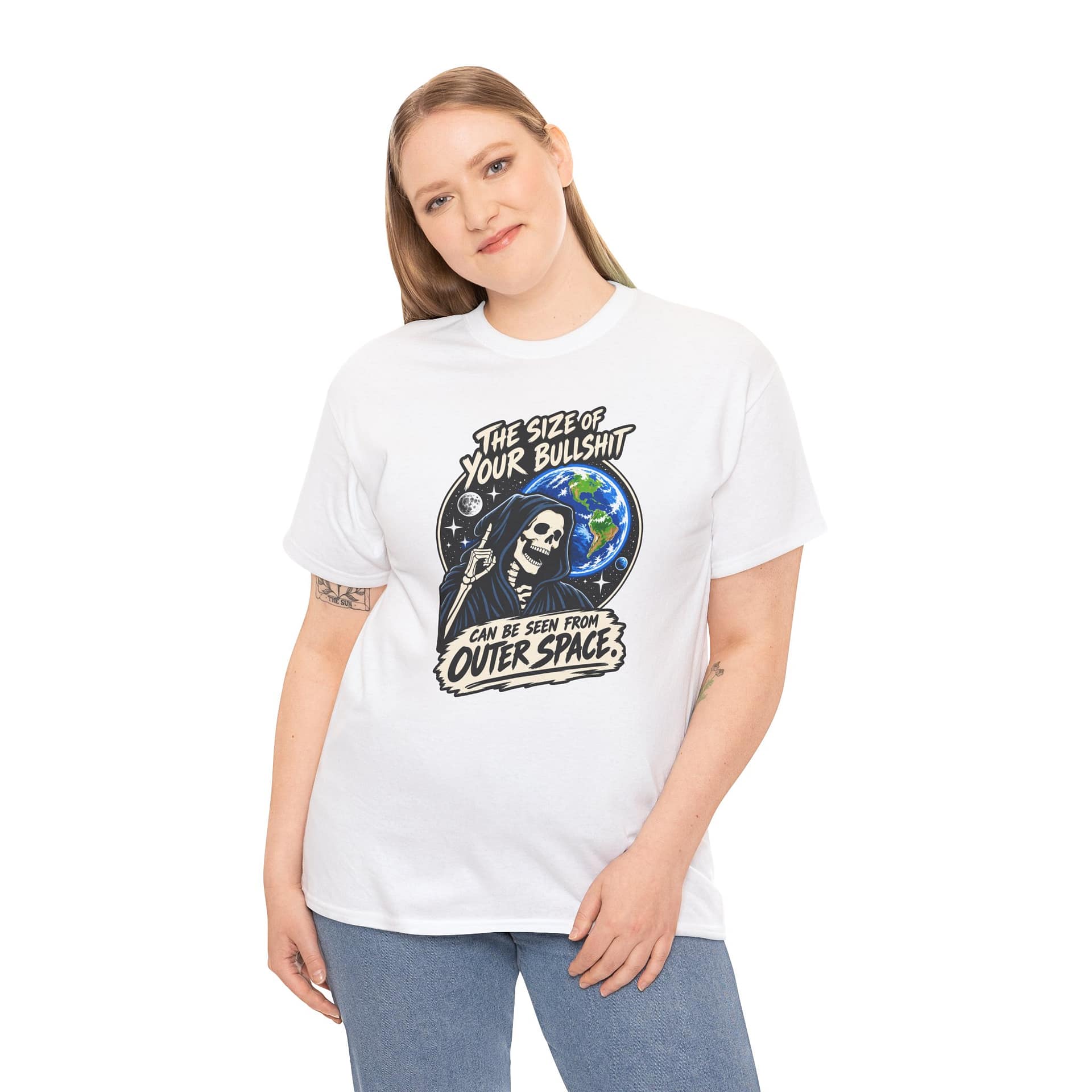 Grim Reaper Earth Graphic Tee