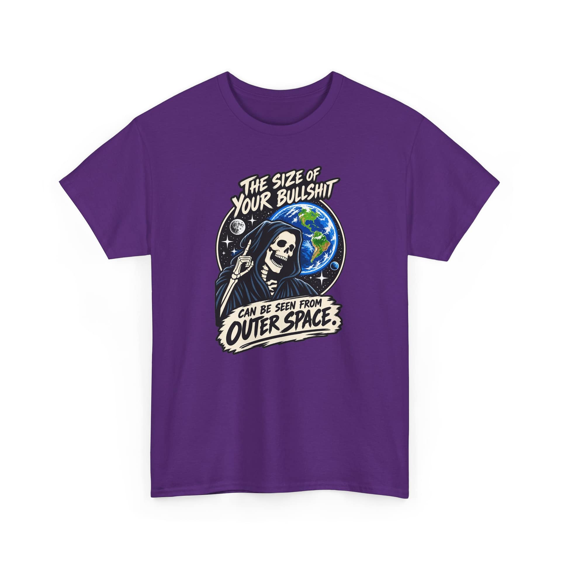 Grim Reaper Earth Graphic Tee