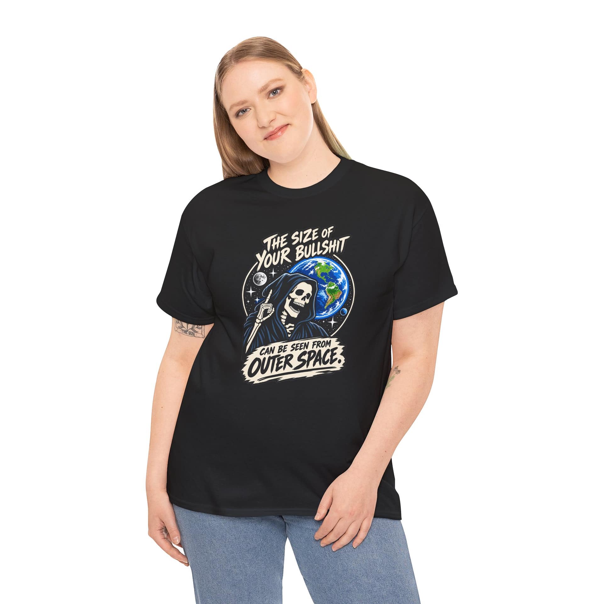 Grim Reaper Earth Graphic Tee