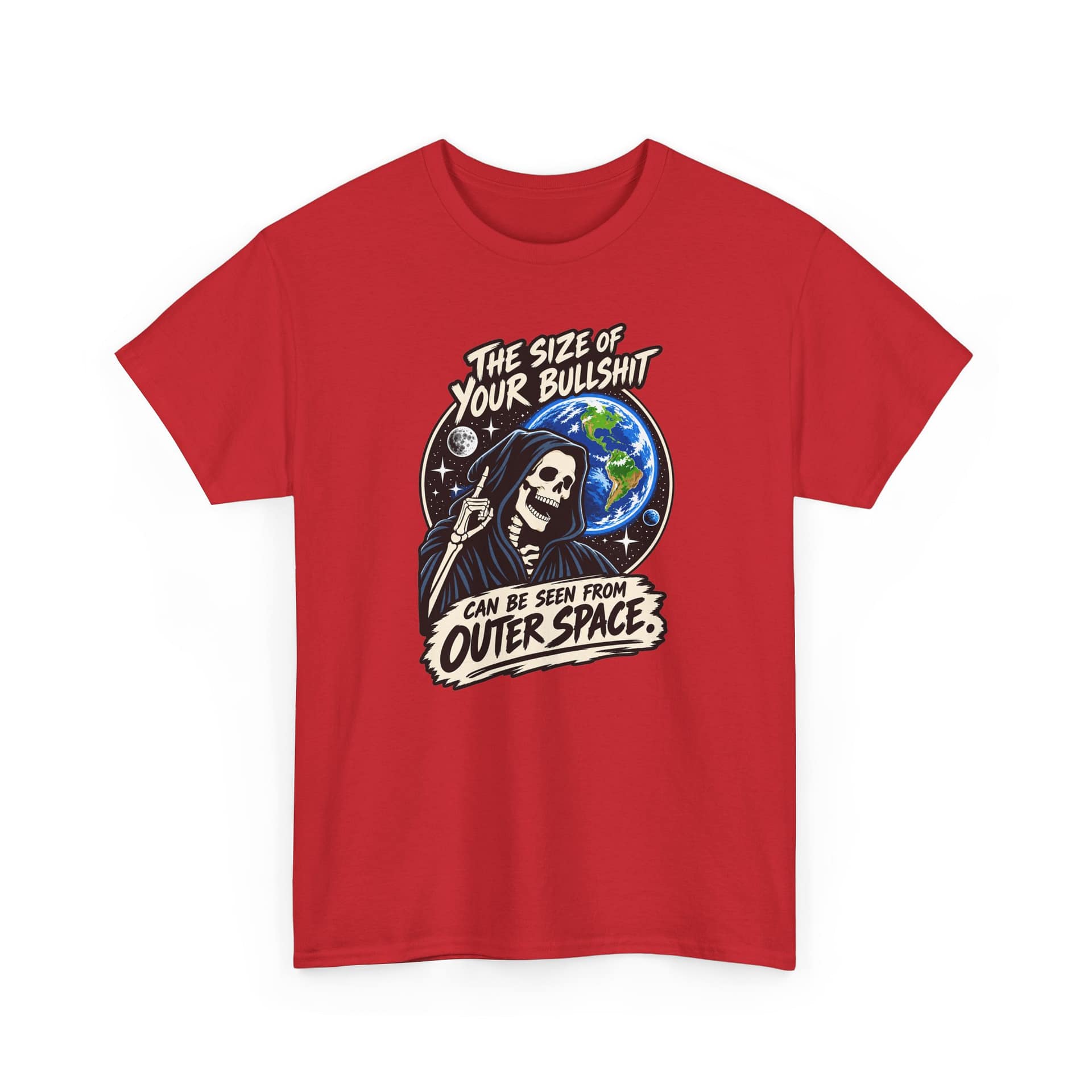 Grim Reaper Earth Graphic Tee
