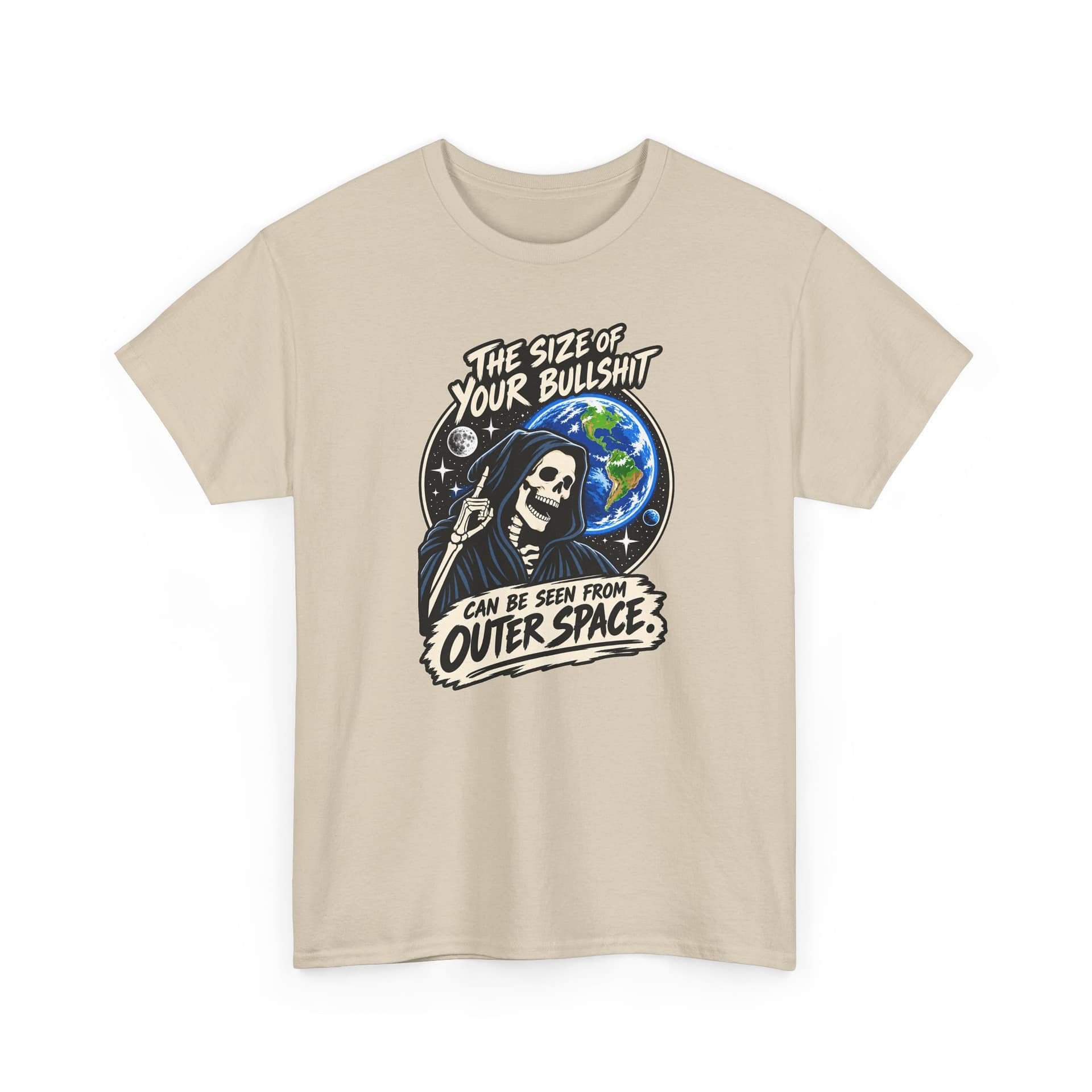 Grim Reaper Earth Graphic Tee