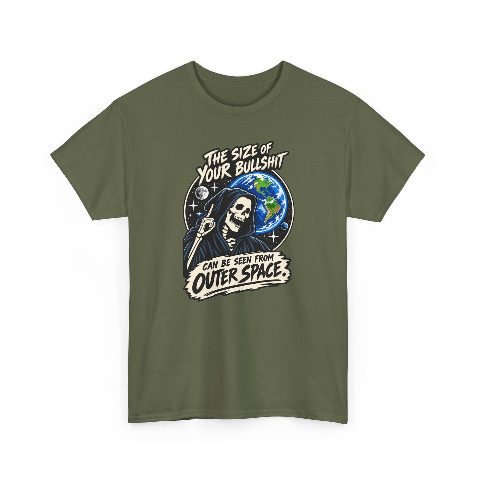 Grim Reaper Earth Graphic Tee